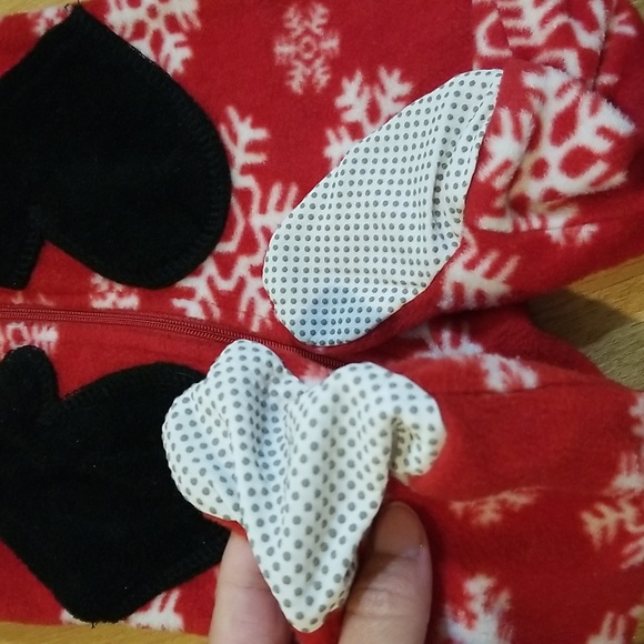 Monkey Bars fuzzy sleepwear 0-3 months EUC - Picture 6 of 8